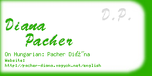 diana pacher business card